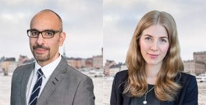 Amir Mohseni och Gabriella Kiluk, BOKWALL RISLUND Advokatbyrå