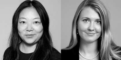 Sara-Li Olovsson och Madeleine Kristofersson, Advokatfirman Delphi.