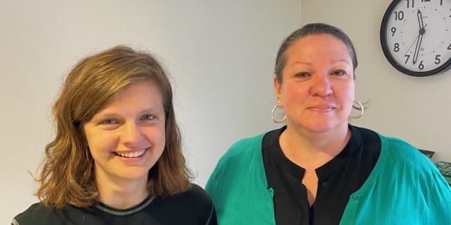 Lisa Pedersen och Sofie Arebom.