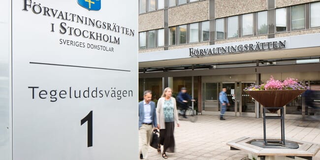 Förvaltningsrätten i Stockholm.